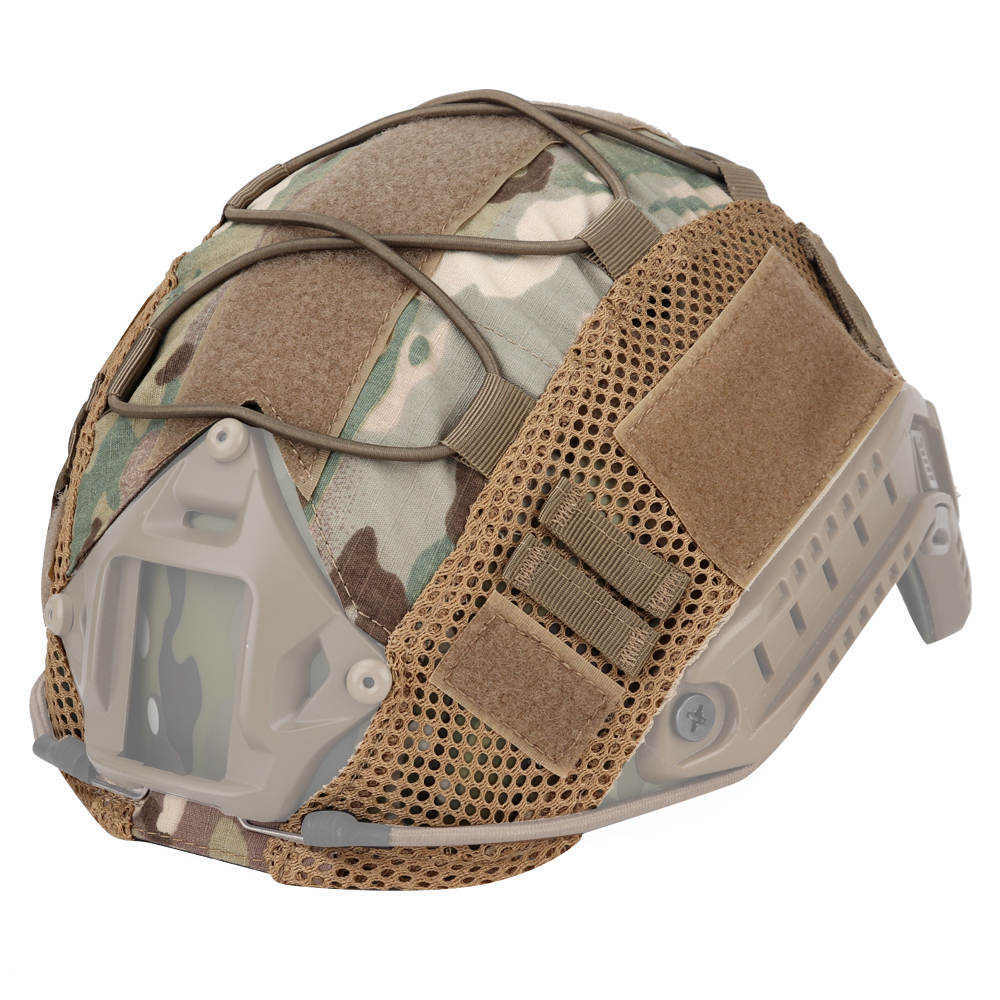 Nylon Net Cloth Wholesale Helmet Cover Camouflage with Elastic Cord